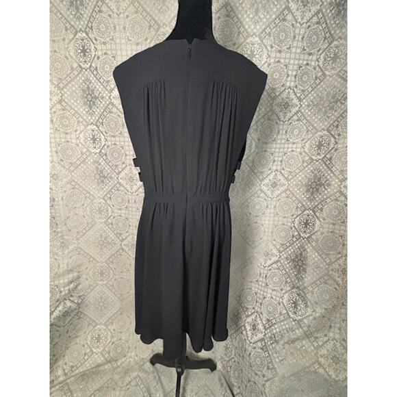 BCBGMaxAzria Cocktail Dress Size 10 Black Open Sides EUC - Picture 4 of 4